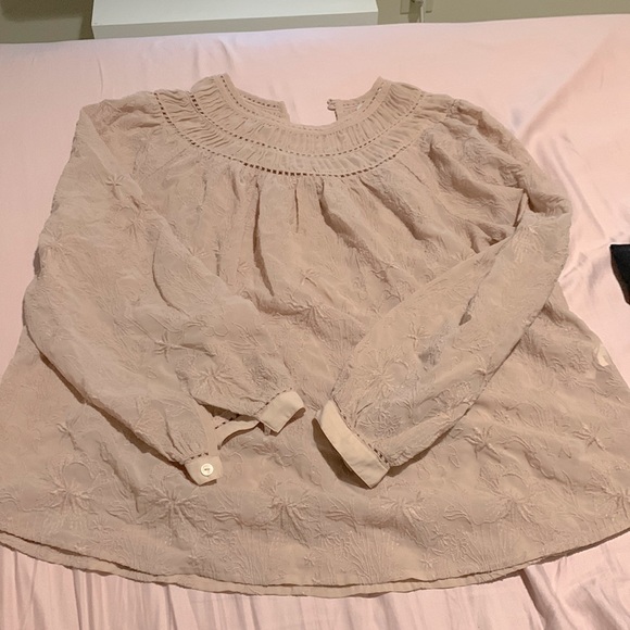 Cream pink coloured blouse - Picture 1 of 2